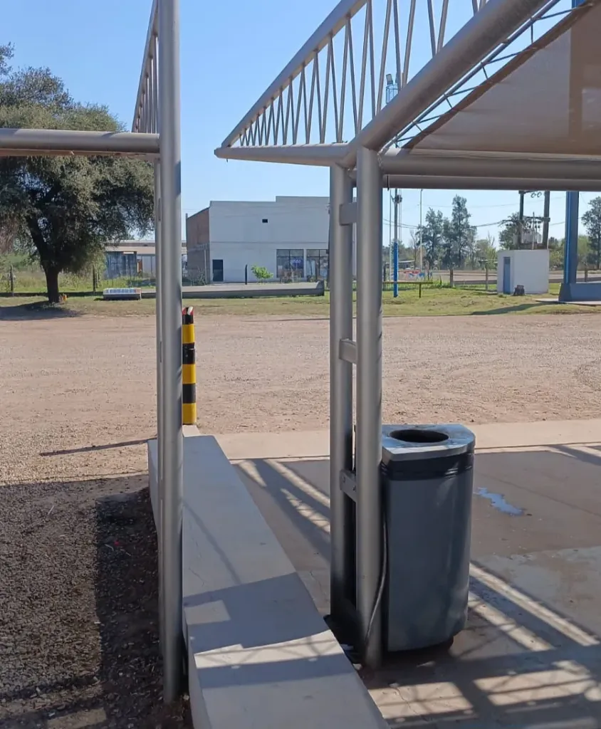 Estructura para sombra de vehiculos